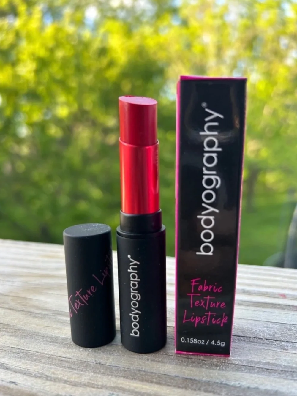 Bodyography FLANNEL Fabric Texture Lipstick - Red NEW PC - Picture 3 of 5